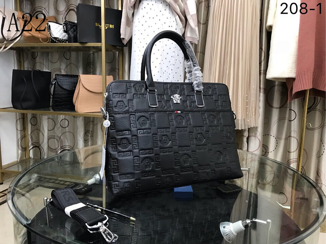 Versaci + 208-1 + Medusa Embossed Tote #6382