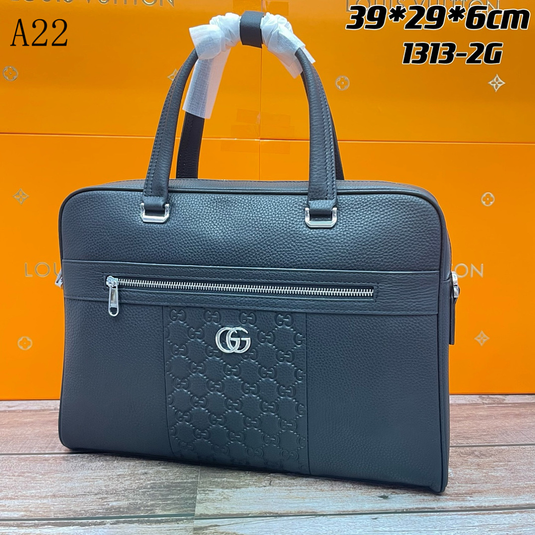 Gucc1 GG Supreme Briefcase #716
