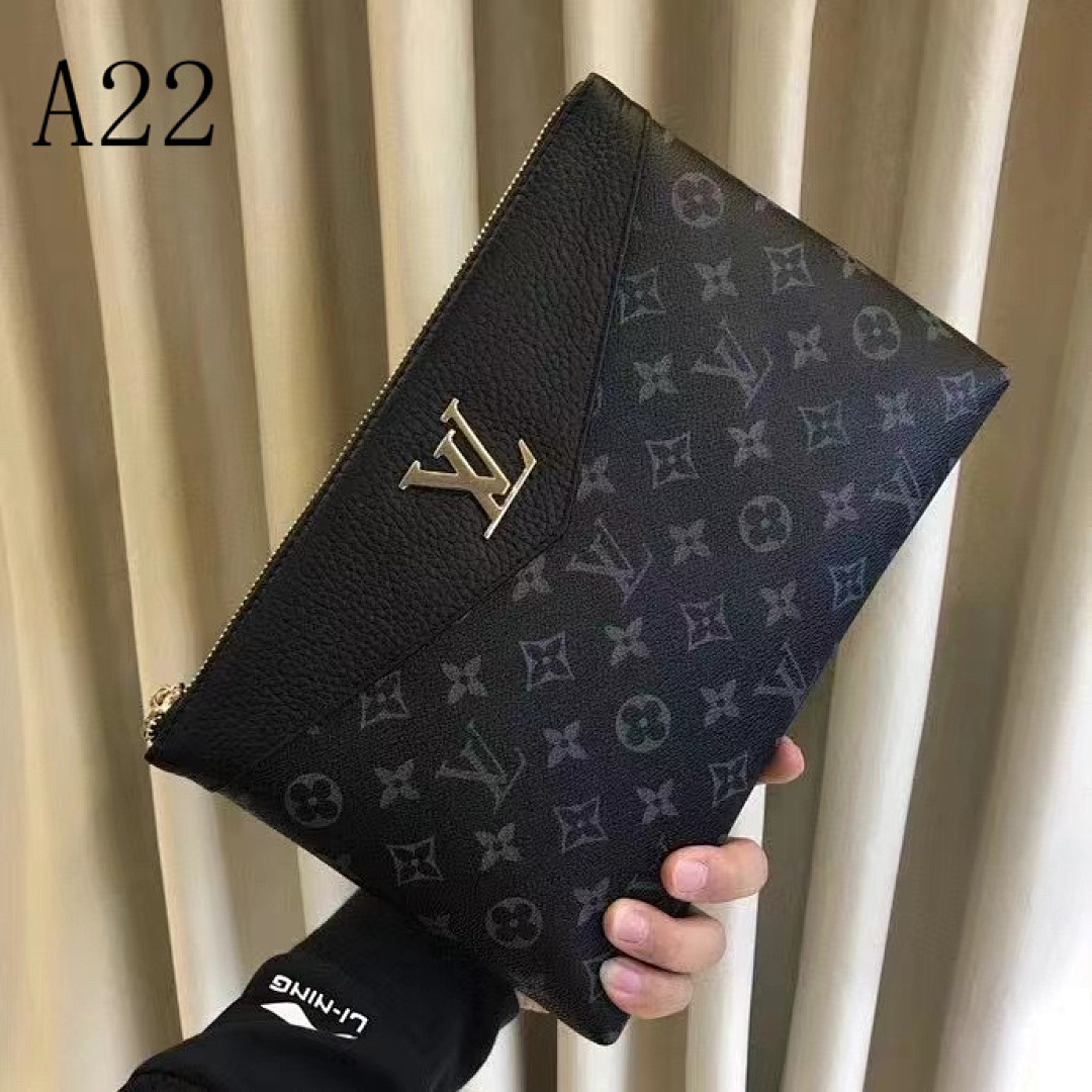 LVutton A22 Monogram Clutch #6349