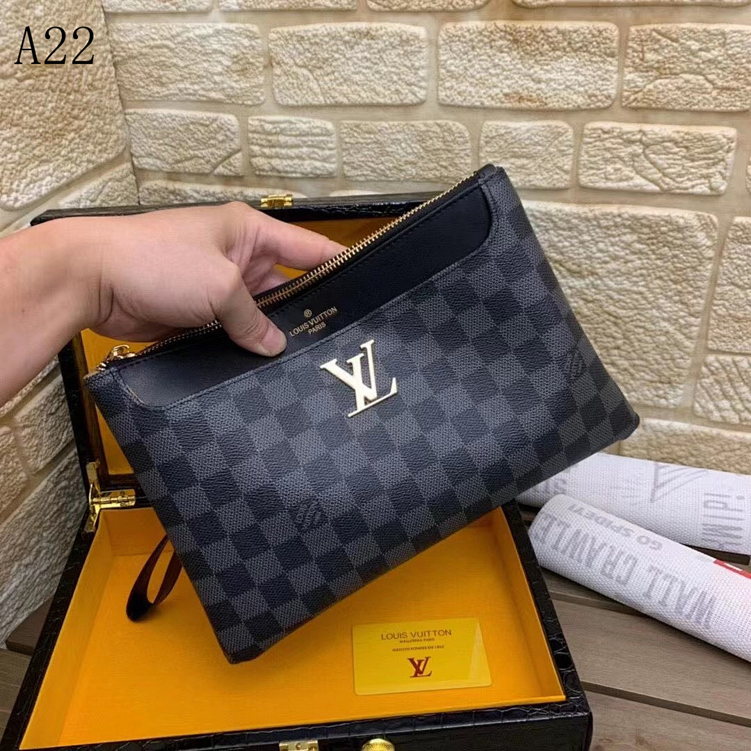 LVutton A22 Damier Graphite Pochette #6389