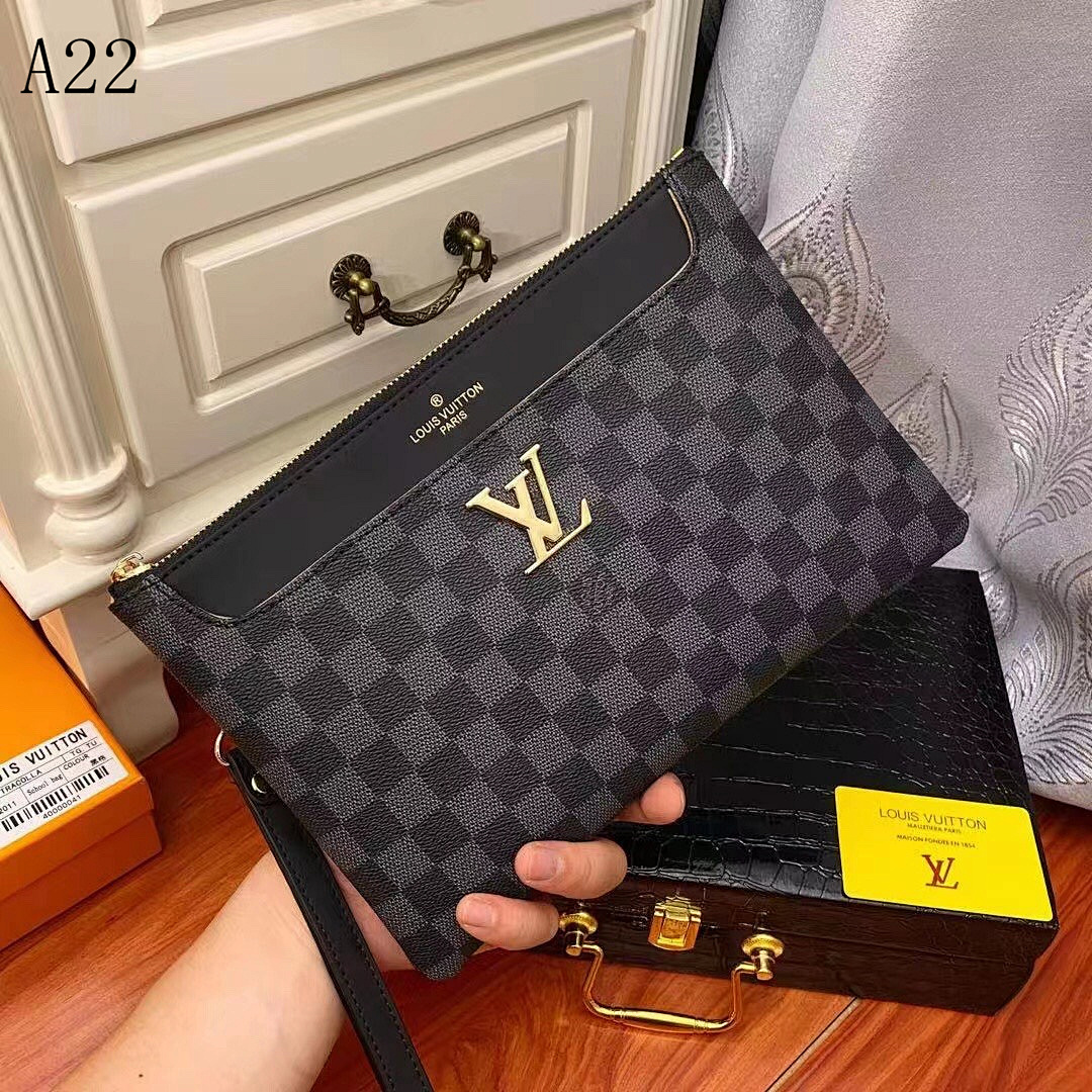 LVutton A22 Damier Graphite Pochette #6400
