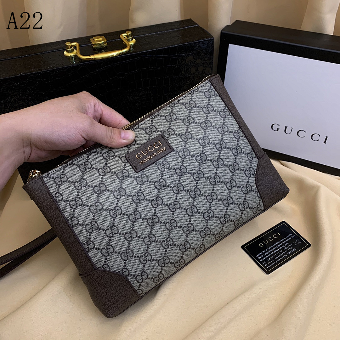 Gucc1 A22 GG Supreme Clutch Bag #6296