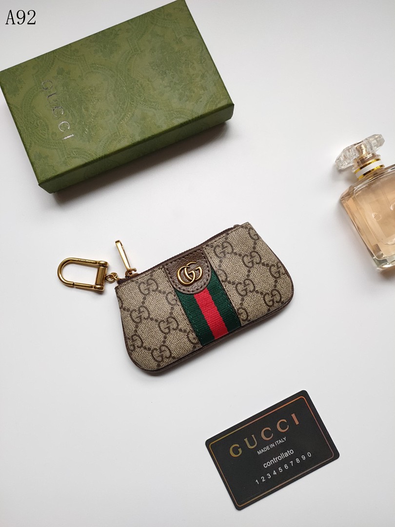 Gucc1 GG Supreme Key Pouch #801