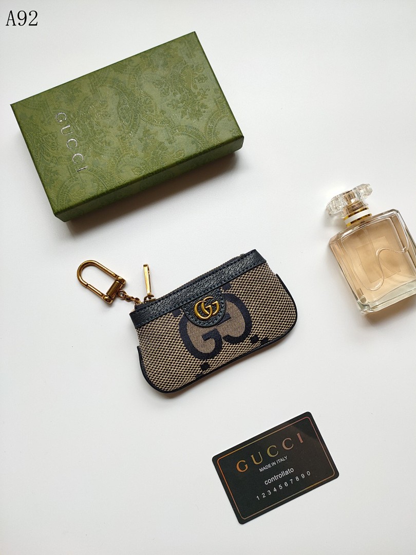 Gucc1 GG Supreme Keychain Pouch #799