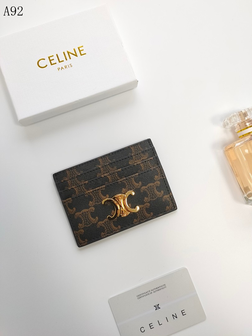 C3linee – Classic Monogram Card Holder #3255