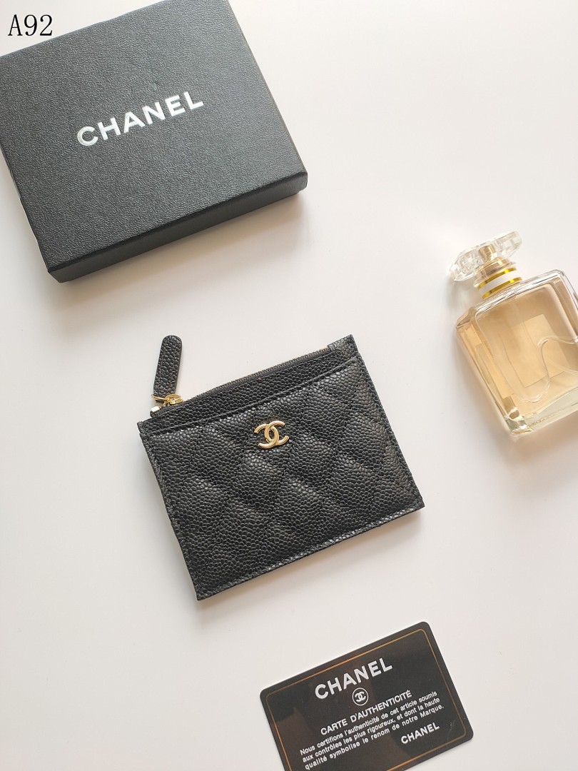 Chan3l Classic Quilted Leather Coin Purse #3395