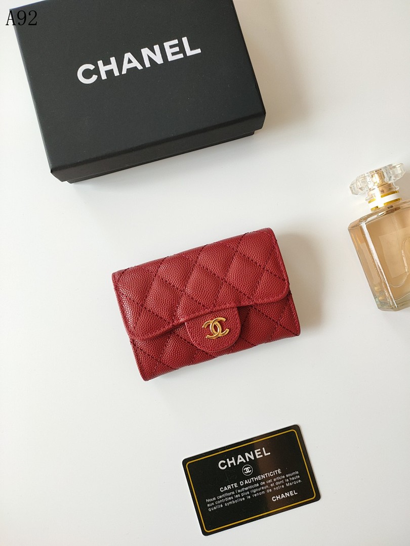 Chan3l Classic Quilted Card Holder #3393 1 Chan3l Classic Quilted Card Holder #3393