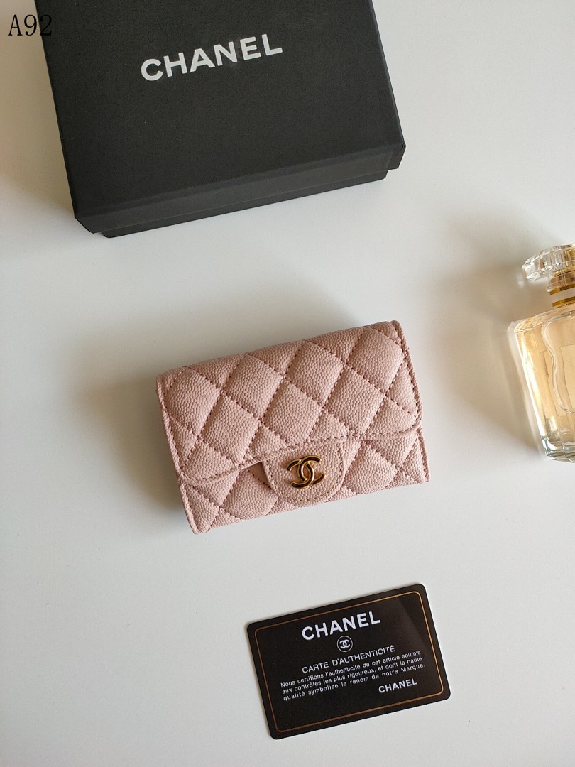 Chan3l Classic Quilted Wallet #3390