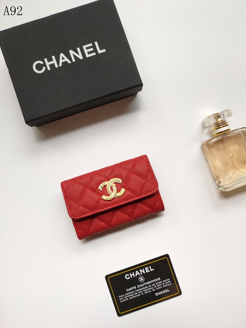 Chan3l Classic Quilted Wallet #3367
