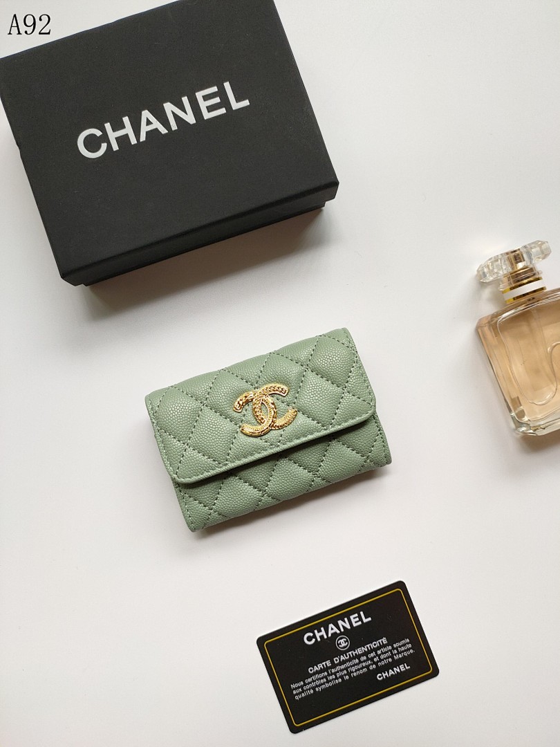 Chan3l Classic Quilted Wallet #3363