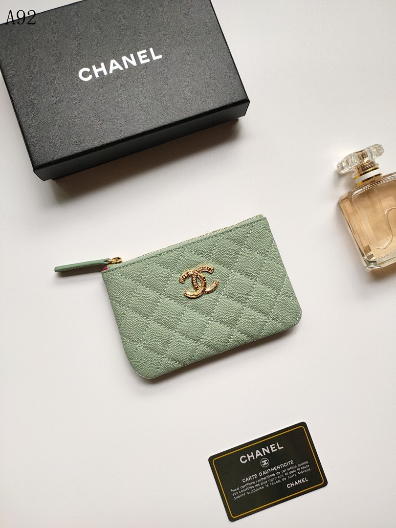 Chan3l Classic Quilted Coin Purse #3356