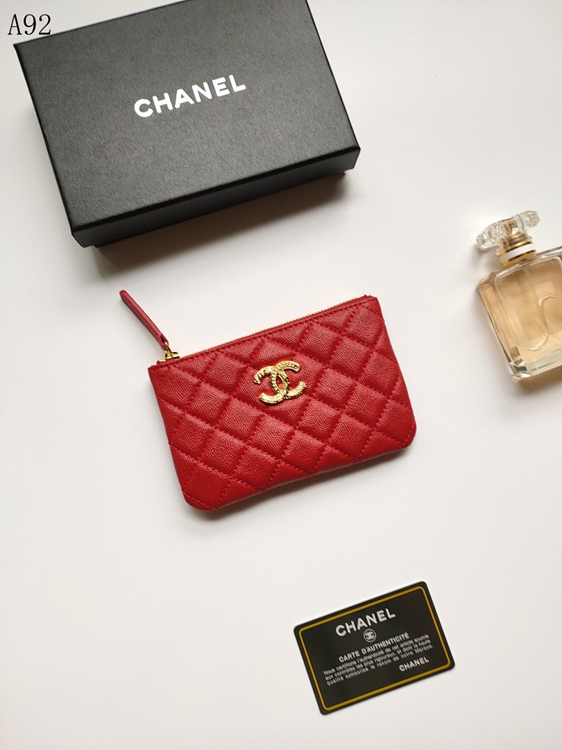 Chan3l Classic Quilted Leather Coin Purse #3354
