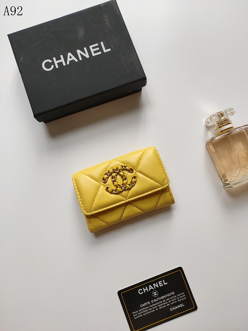Chan3l Classic Quilted Leather Wallet #3095