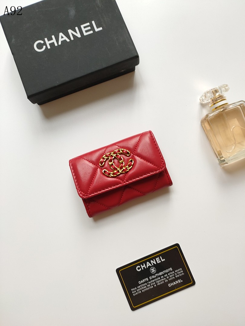 Chan3l Classic Quilted Leather Wallet #3092