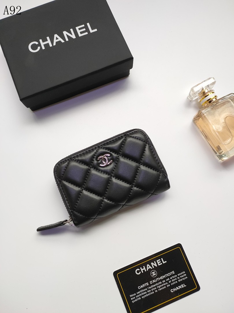 Chan3l Classic Quilted Leather Coin Purse #793