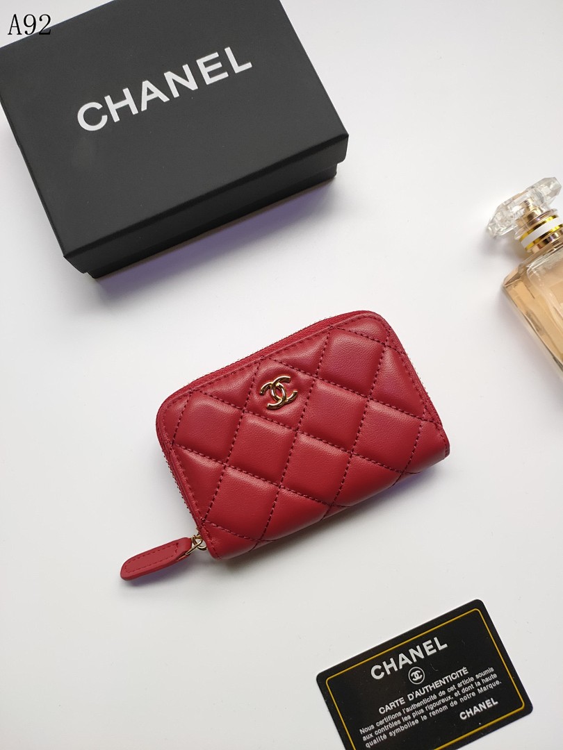 Chan3l Classic Quilted Leather Coin Purse #792