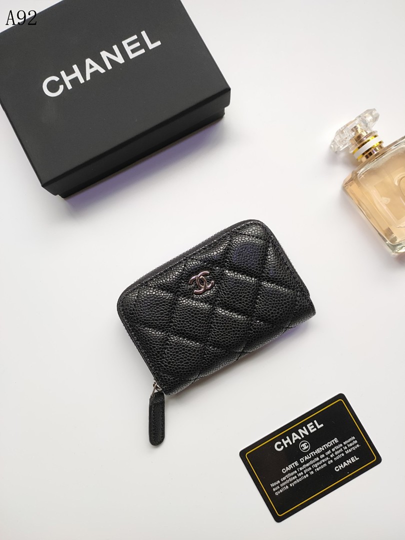 Chan3l Classic Quilted Leather Coin Purse #787