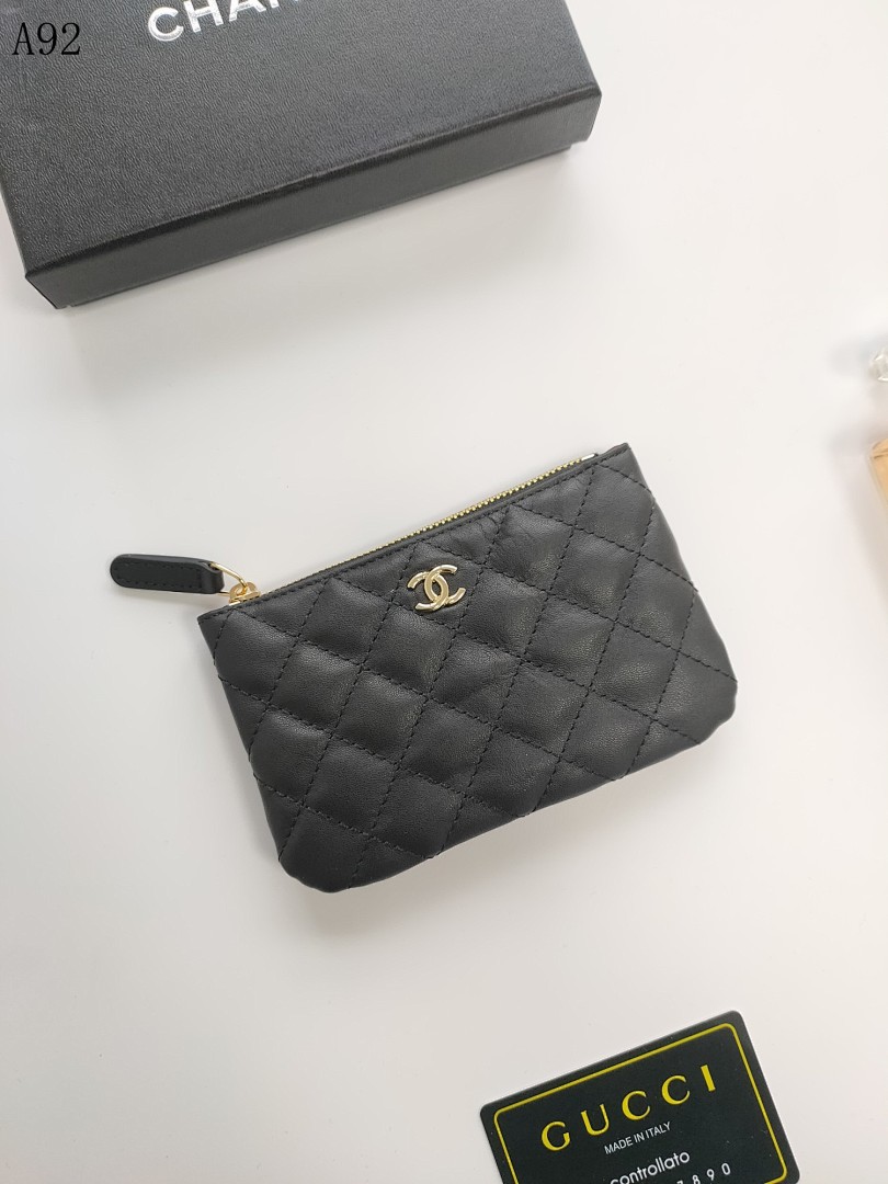 Chan3l Classic Quilted Leather Coin Purse #774