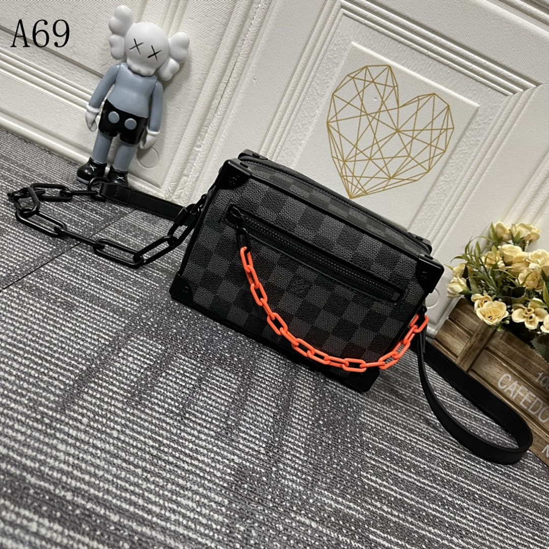 LVutton A69 Damier Graphite Crossbody Bag #4054