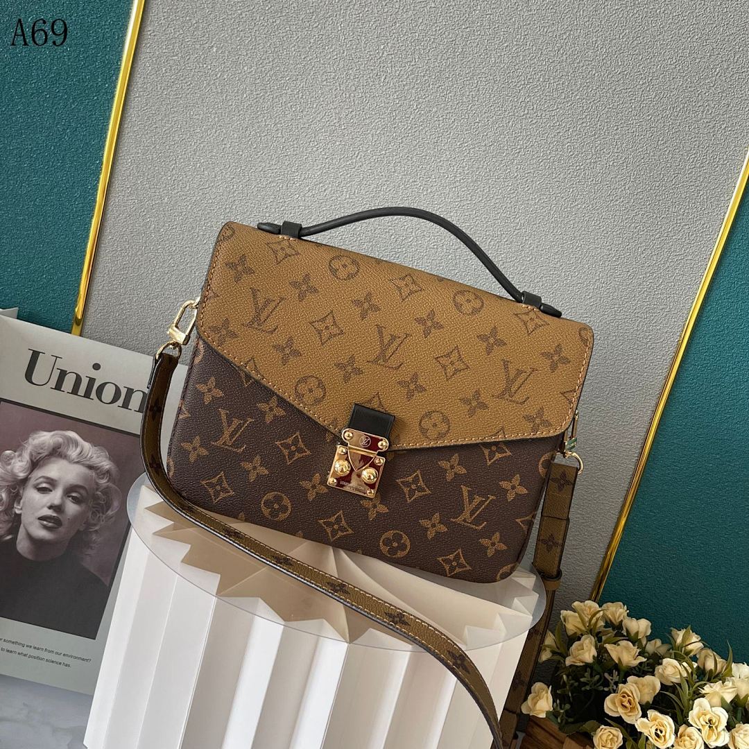 LVutton + A69 + Monogram Crossbody Bag #3832