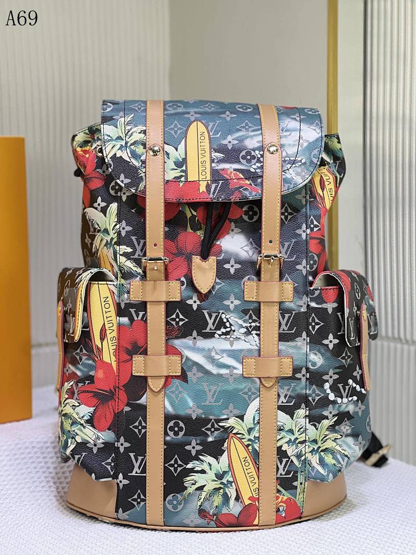 LVutton + A69 + Monogram Tropical Backpack #4174