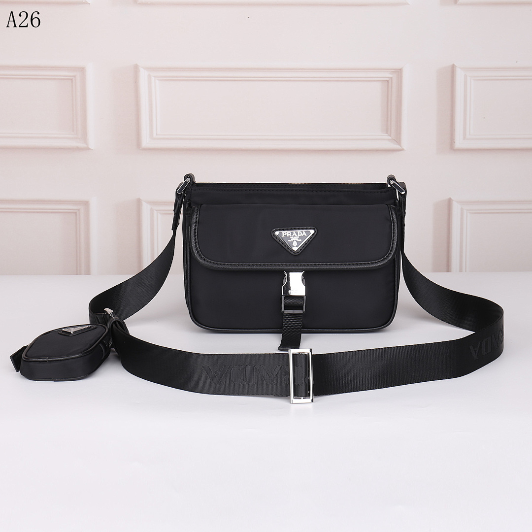 Pr4da Re-Nylon Crossbody Bag #1976 1 Pr4da Re-Nylon Crossbody Bag #1990