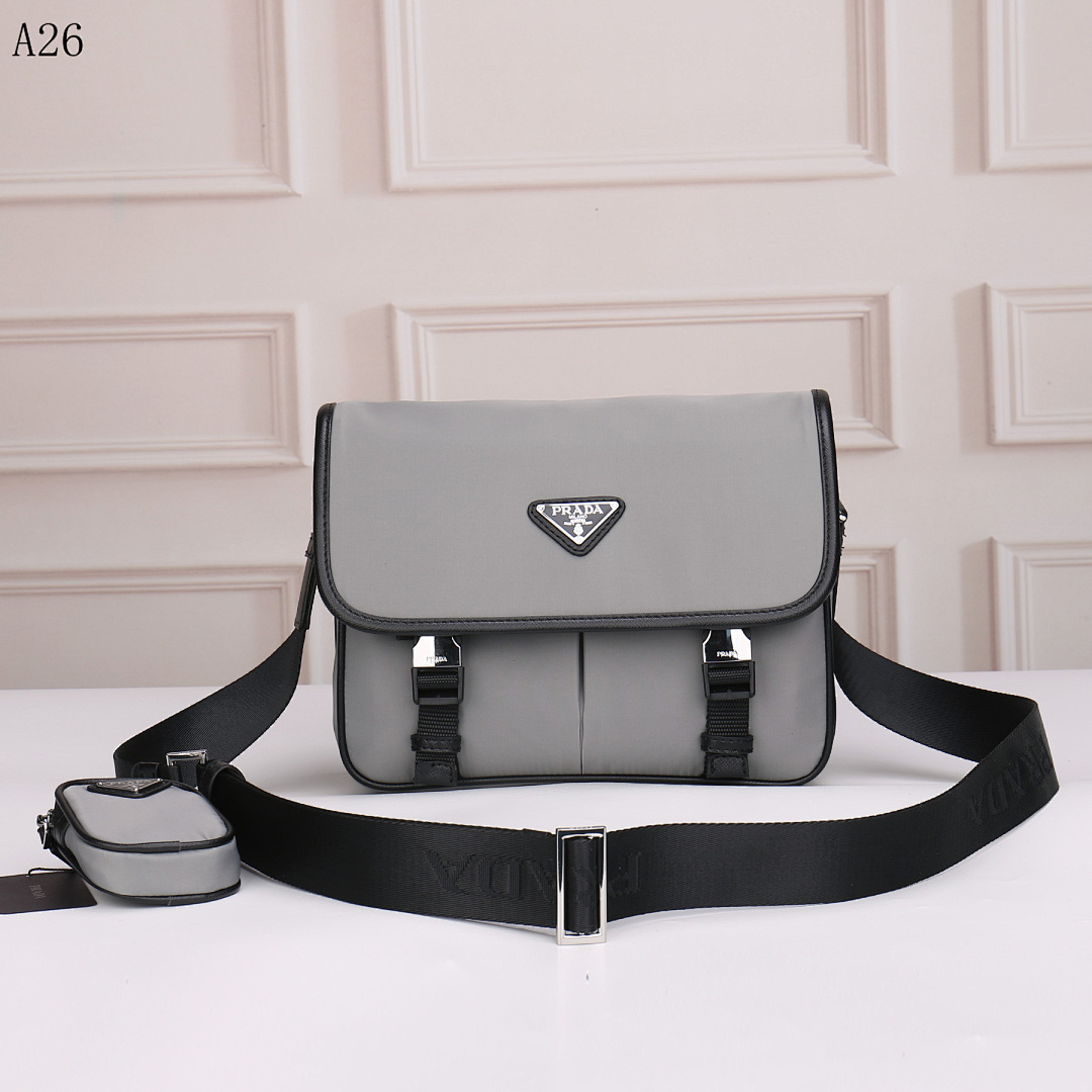 Pr4da + Re-Edizione + Nylon Crossbody Bag #1620
