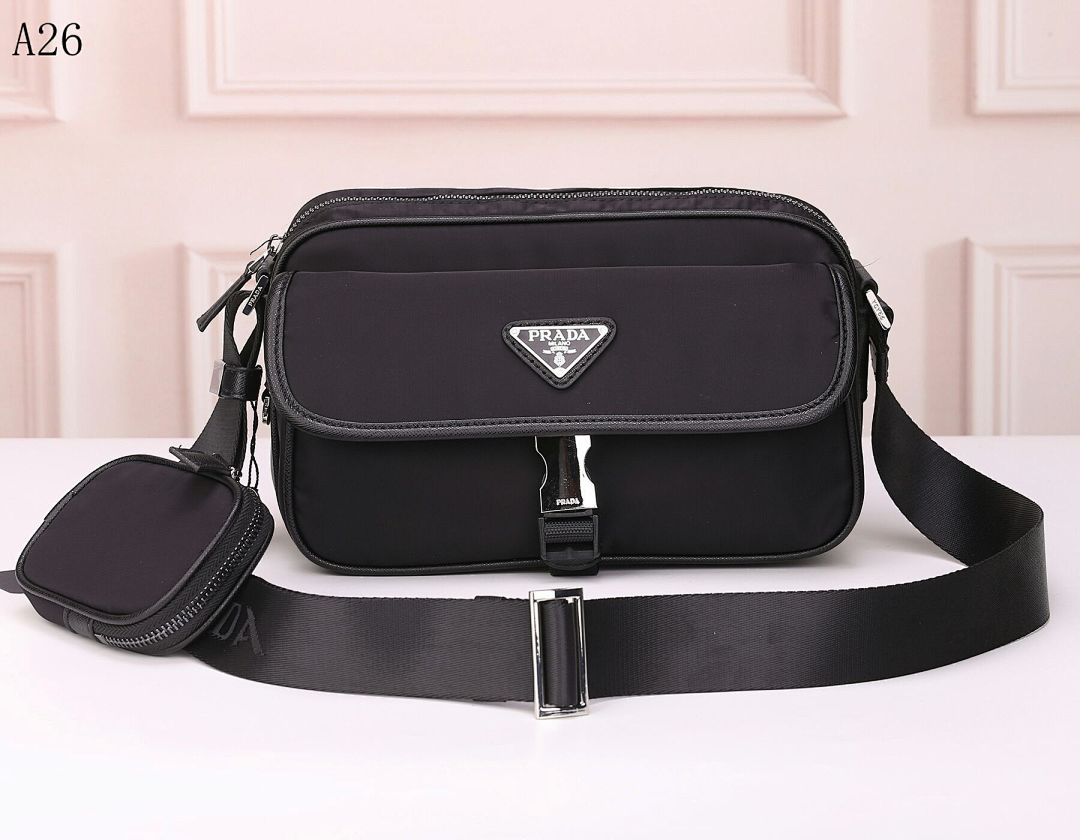 Pr4da Nylon Crossbody Bag #1787 1 Pr4da Re-Nylon Crossbody Bag #1801