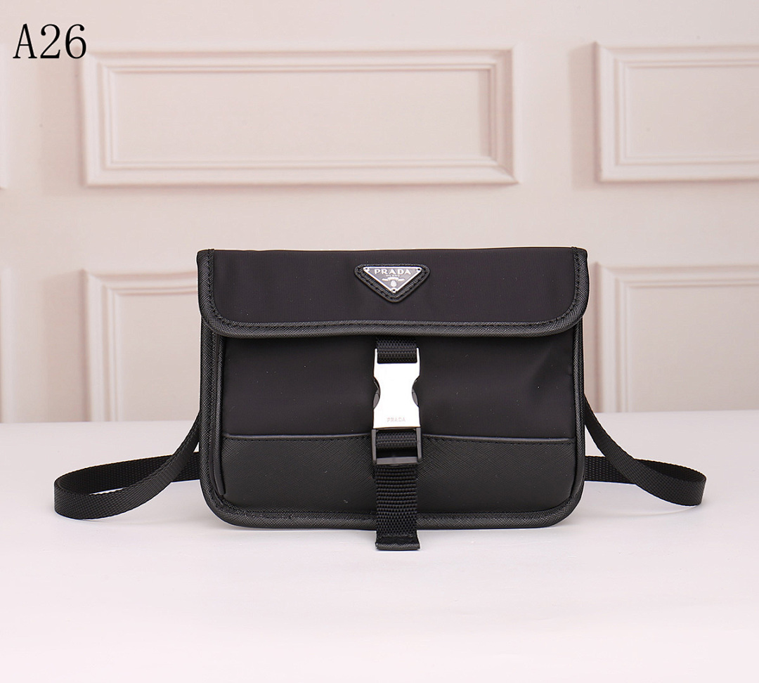 Pr4da + A26 + Nylon Crossbody Bag #1750