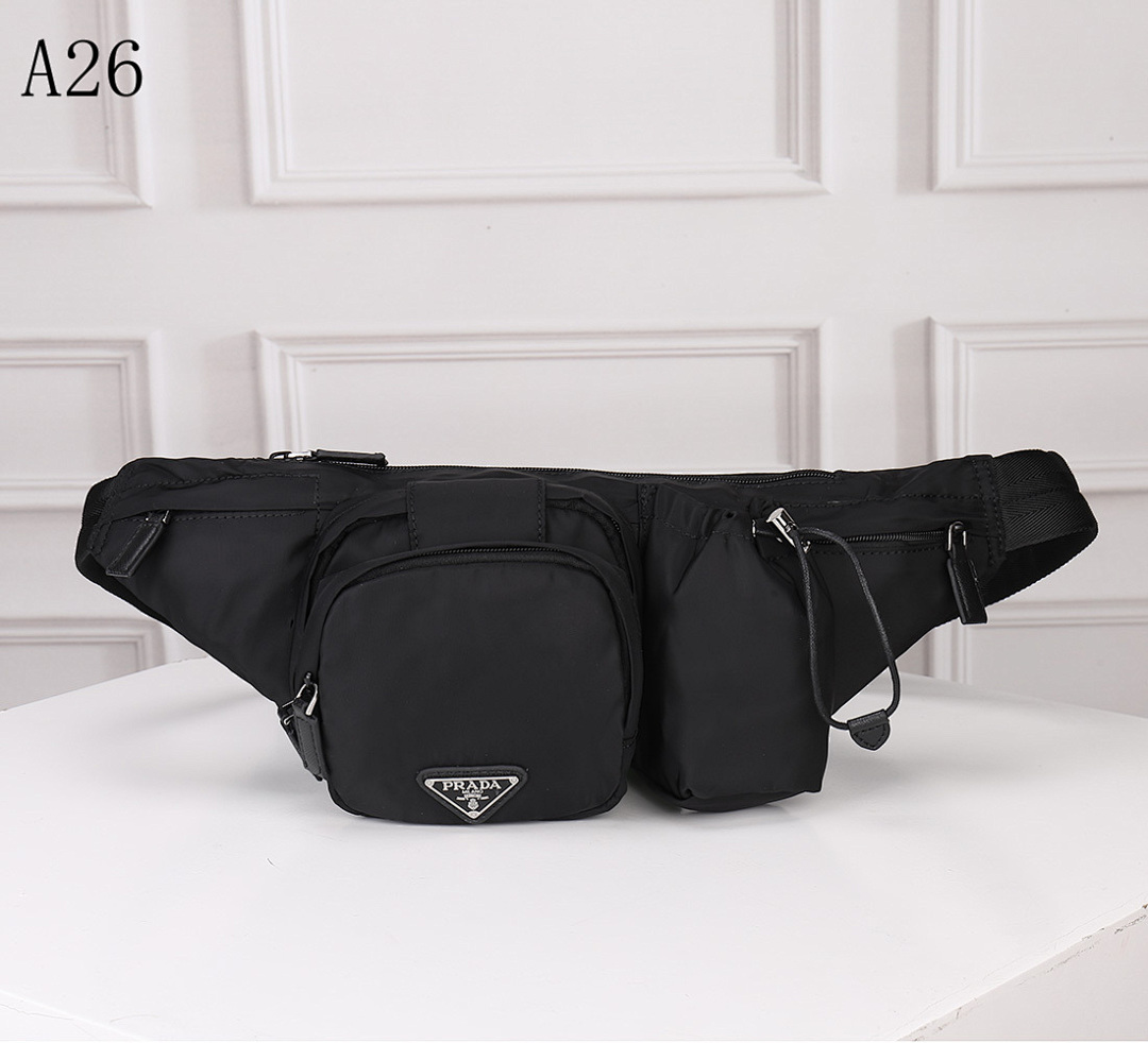 Pr4da A26 Nylon Waist Bag #1789