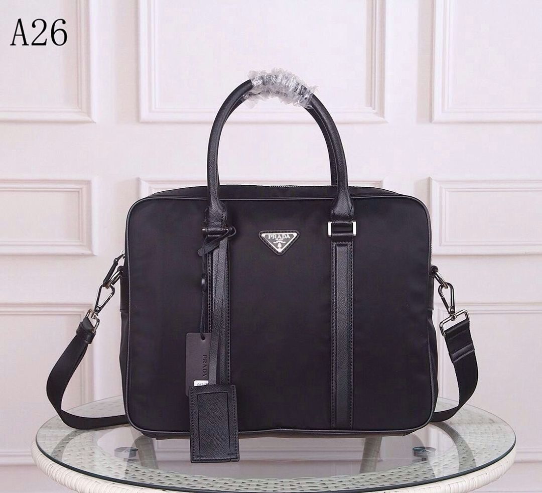 Pr4da A26 Nylon Briefcase #1850