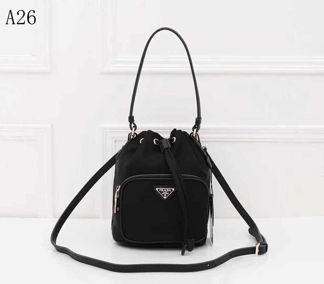 Pr4da A26 Nylon Drawstring Backpack #1563
