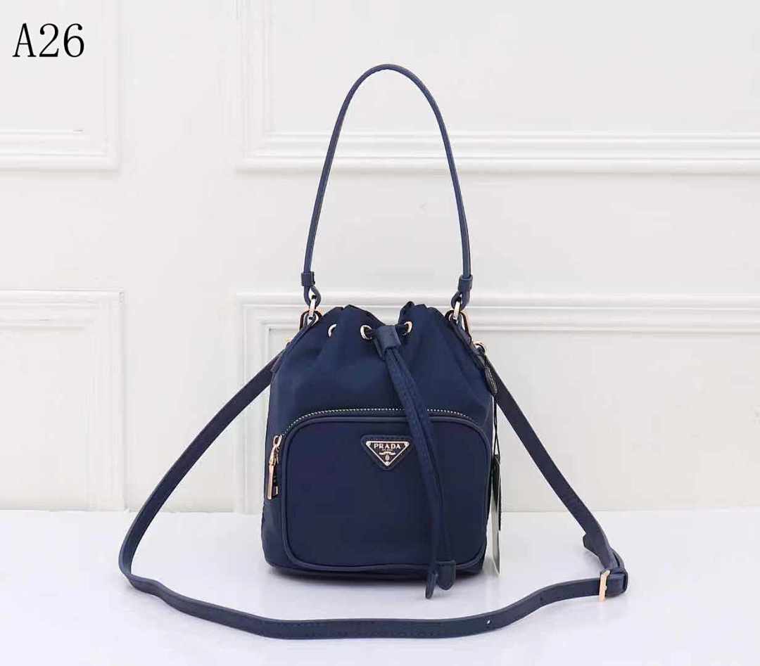 Pr4da Nylon Drawstring Backpack #1843