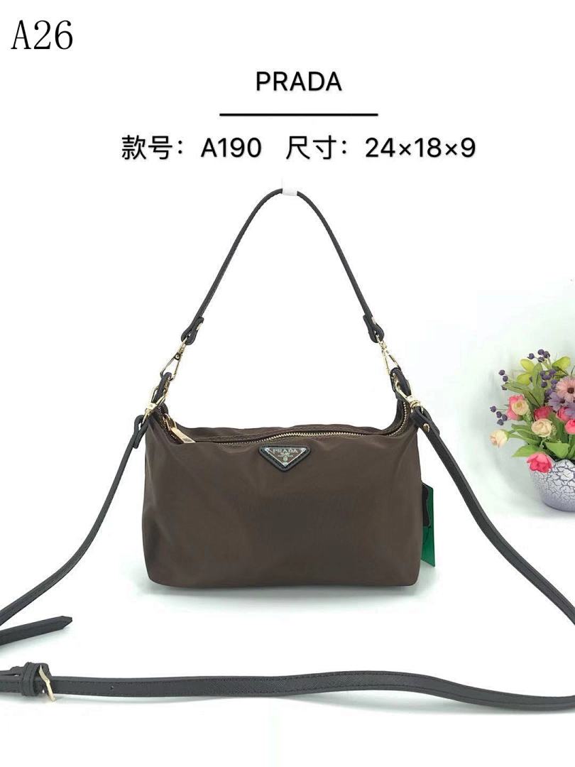 PRADAA A190 Shoulder Bag #1832 1 Pr4da A190 Nylon Shoulder Bag #1846