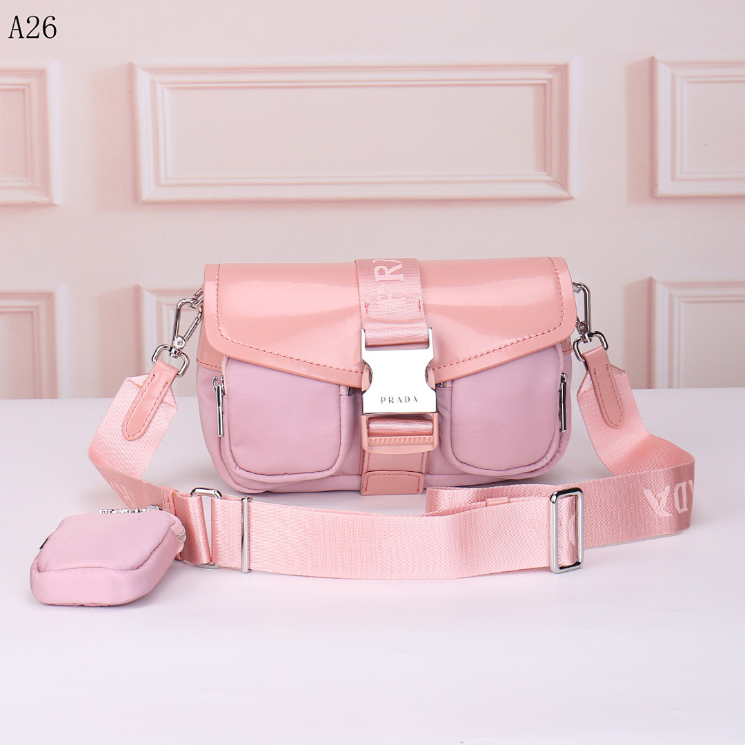 Pr4da A26 Re-Edition Nylon Crossbody Bag #1576