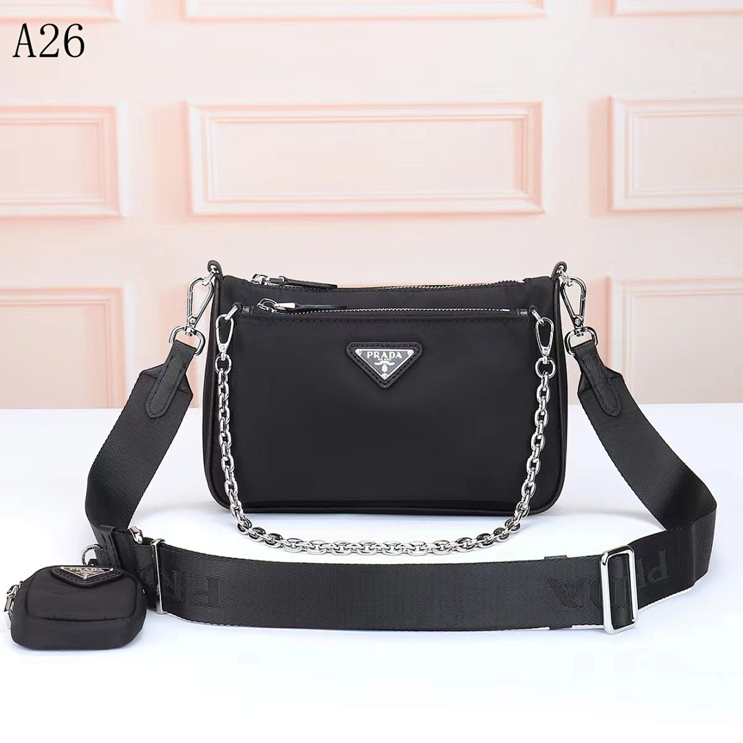 Pr4da A26 Nylon Crossbody Bag #1668