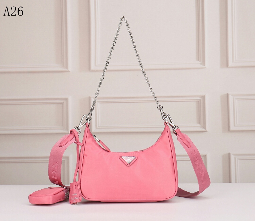 Pr4da Re-Edition 2000 Nylon Shoulder Bag #1996
