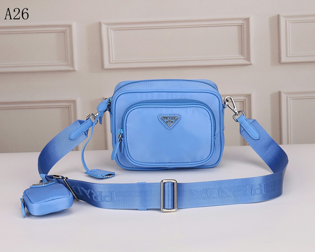 Pr4da Re-Nylon Crossbody Bag #1580 1 Pr4da Re-Nylon Crossbody Bag #1580
