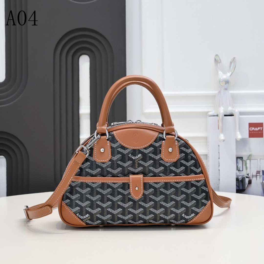 MCM + A04 + Classic Monogram Bowler Bag #6099 1 MCM + A04 + Classic Monogram Bowler Bag #6099