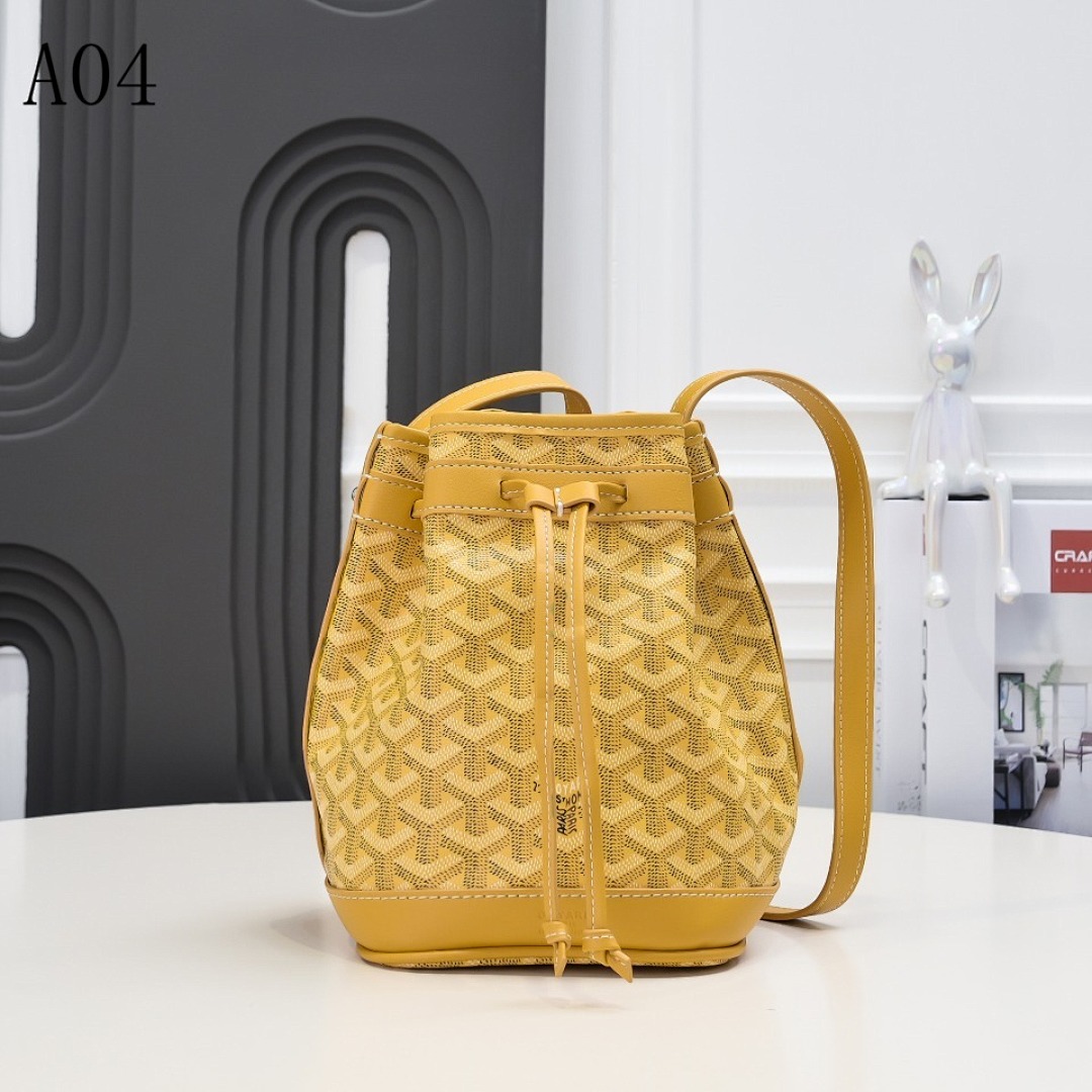 A04 Luxury Drawstring Bucket Bag #6053