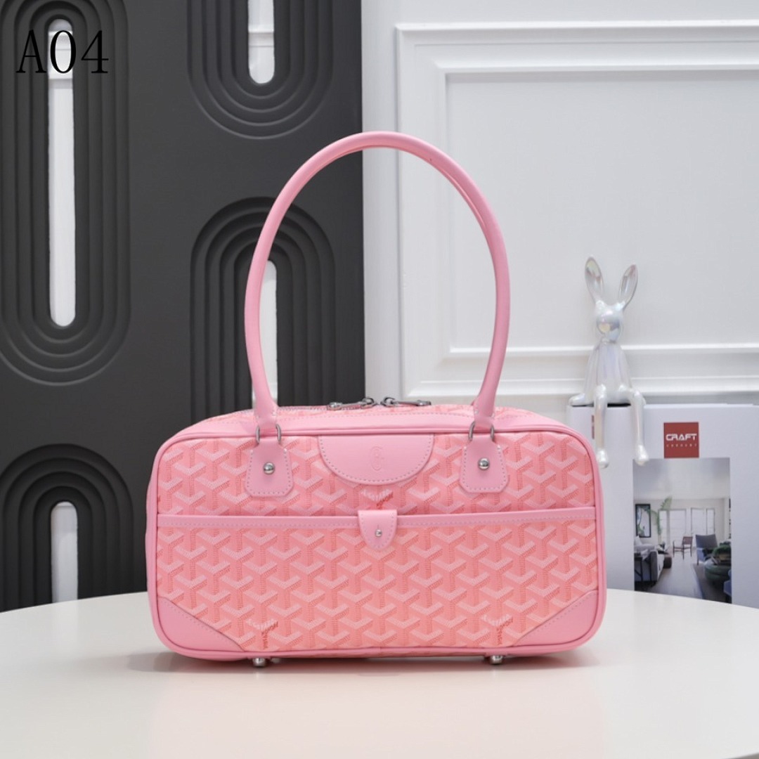 Goyarrd + A04 + Pink Monogram Tote #6088