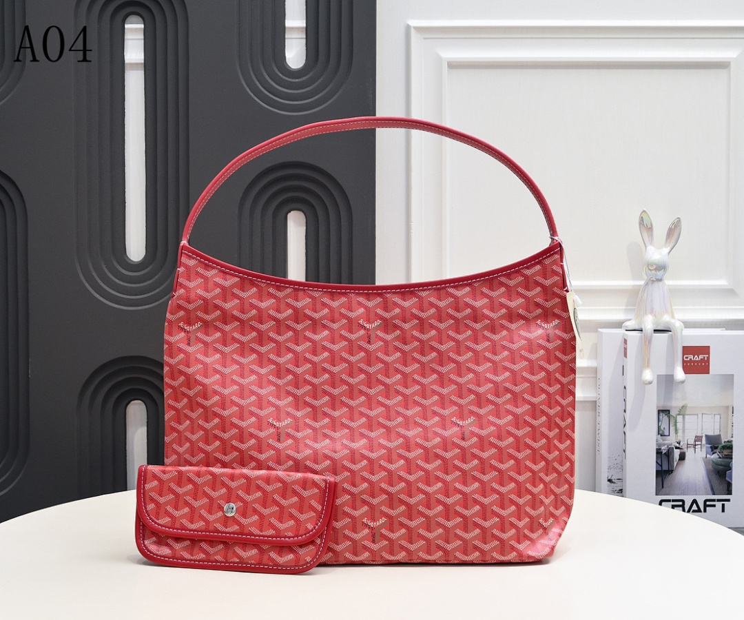 MCM + Milla + Red Monogram Tote Bag #543