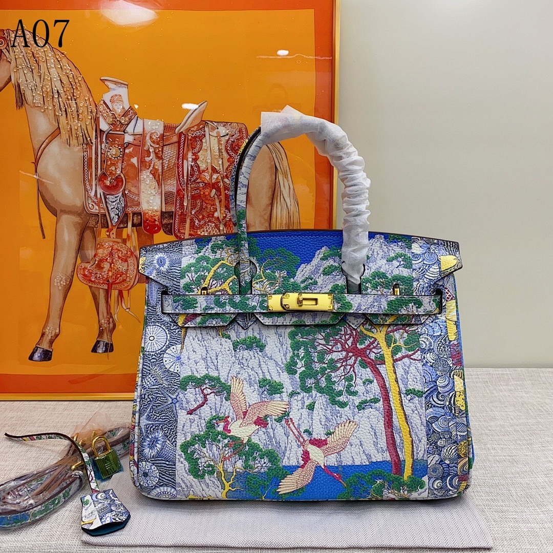 Hermès + Kelly 35 + Chinese Garden Print #5721
