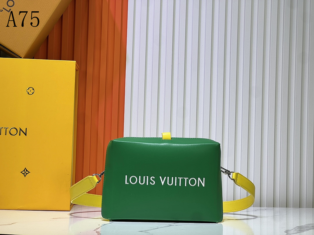 LVutton + A75 + Green Monogram Bag #4673 1 LVutton + A75 + Green Monogram Bag #4673