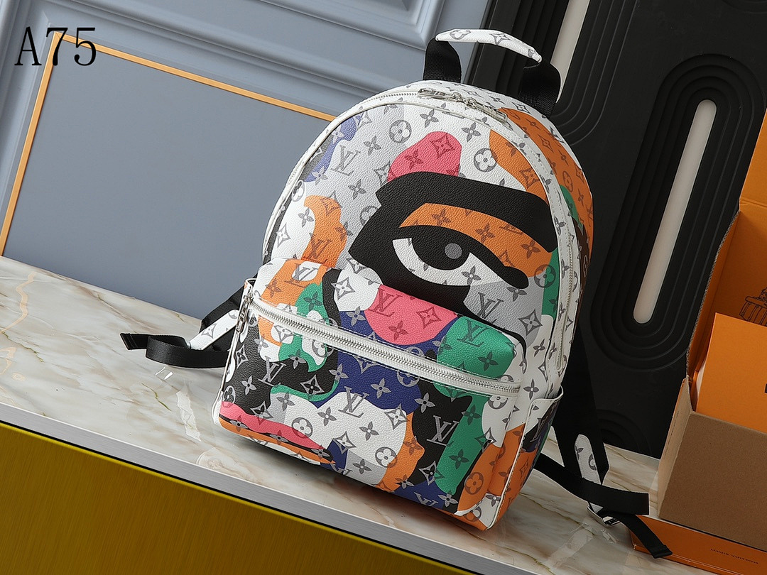 LVutton A75 Eye Design Backpack #3931