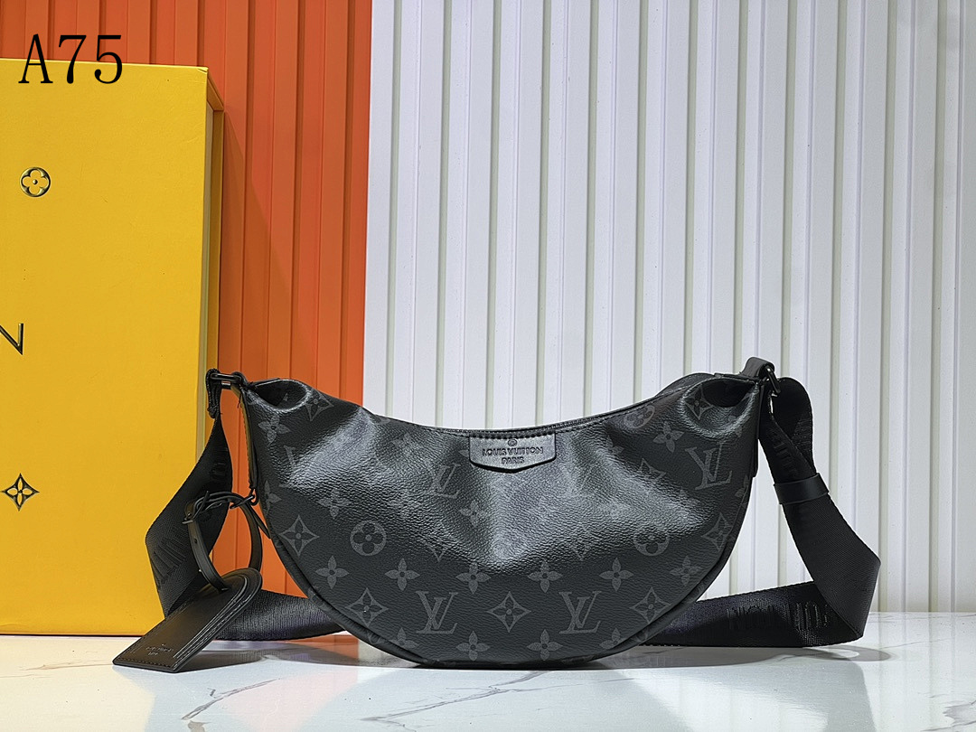 LVutton A75 Half Moon Bag #4874 1 LVutton A75 Half Moon Bag #4874