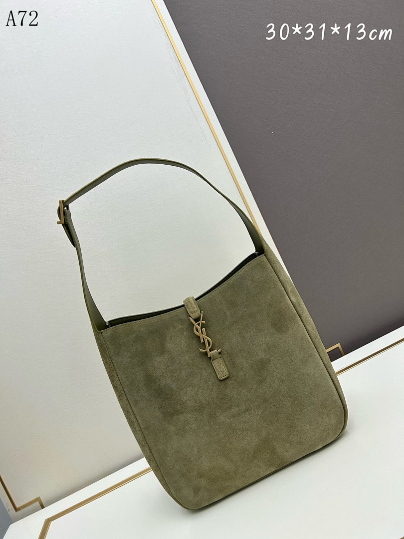 SntLaurent A72 Suede Shoulder Bag #5046