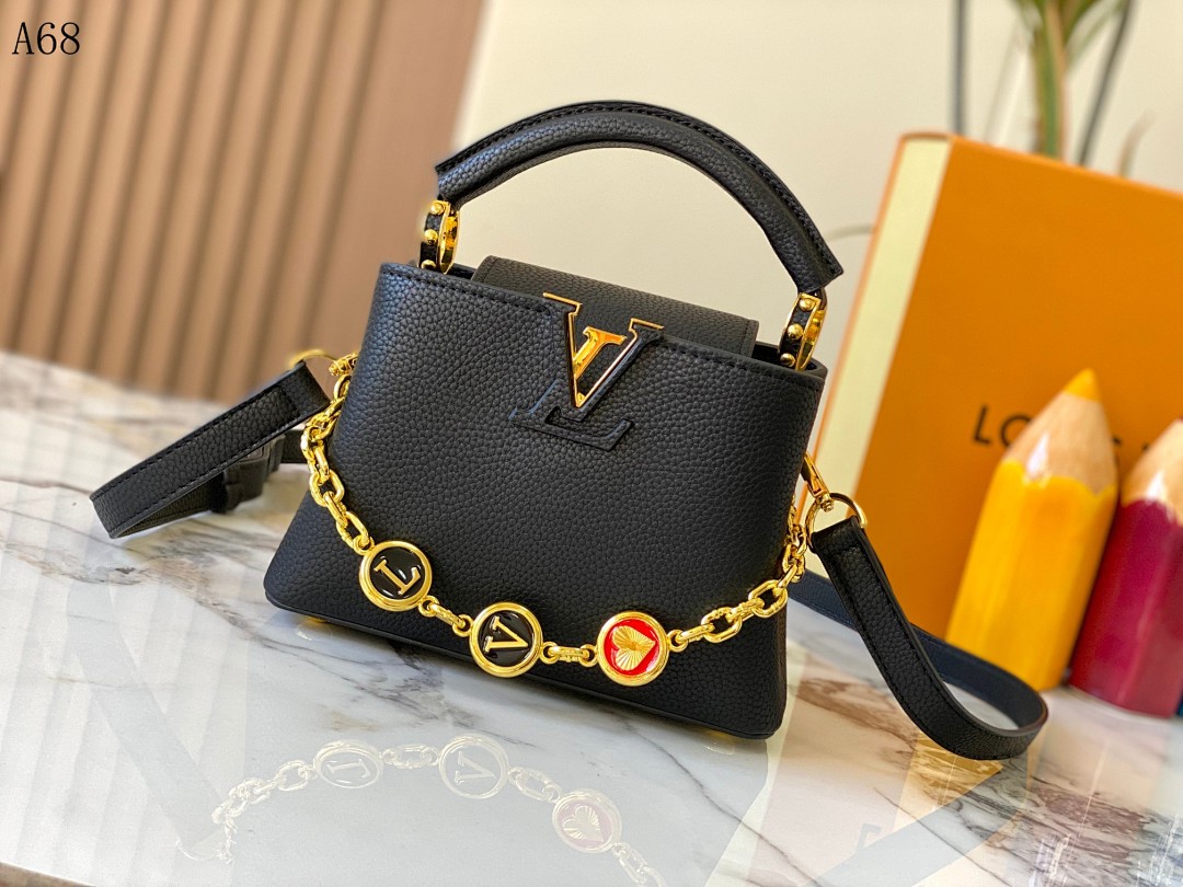LVutton + A68 + Capucines Mini Bag #4043