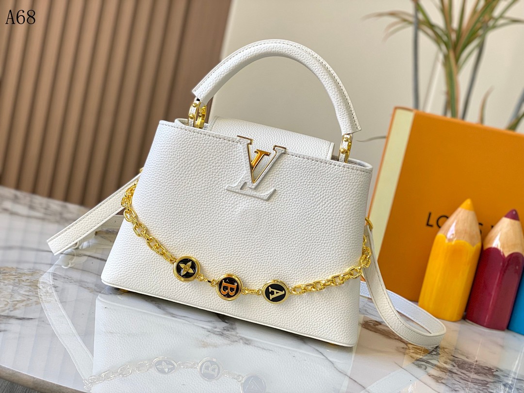 LVutton + A68 + Capucines Mini Bag #3894