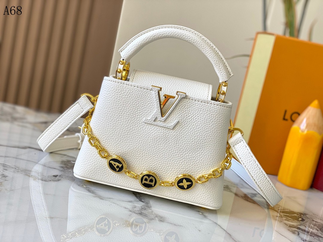 LVutton + A68 + Capucines Mini Bag #3607